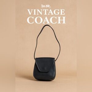Vintage Black Lindsay Coach Crossbody Bag Style 9888 GUC